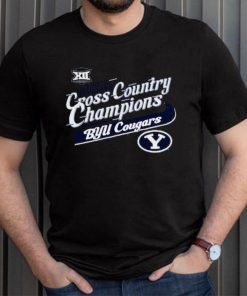 Royal BYU Cougars 2023 Big 12 Women's Cross Country Champions T Shirt