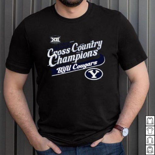 Royal BYU Cougars 2023 Big 12 Women’s Cross Country Champions T Shirt