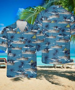 Royal Canadian Navy Bay class minesweeper Hawaiian Shirt Summner Vacation Shirt