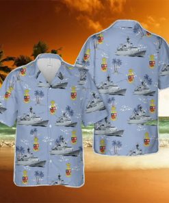 Royal Danish Navy HDMS Peter Tordenskiold (F356) Hawaiian Shirt