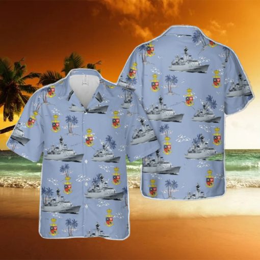 Royal Danish Navy HDMS Peter Tordenskiold (F356) Hawaiian Shirt