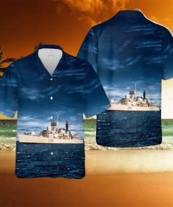 Royal Navy HMS Sheffield (D80) Type 42 destroyer Hawaiian Shirt
