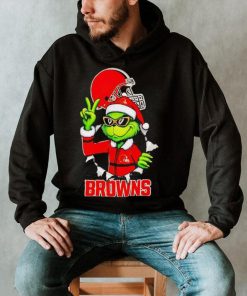 Cool Grinch Cleveland Browns Christmas shirt