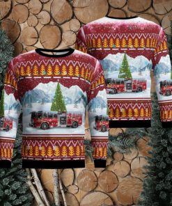 Centereach New York Centereach Fire Department AOP Ugly Christmas Sweater Unique Christmas Gift