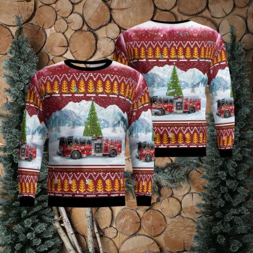Centereach New York Centereach Fire Department AOP Ugly Christmas Sweater Unique Christmas Gift