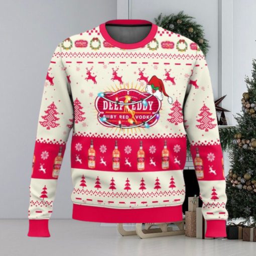 Ruby Red Vodka Ugly Christmas Sweater