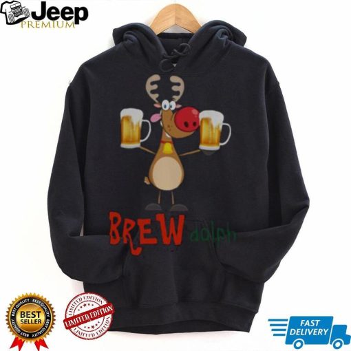 Rudolph Christmas Shirts, Funny Christmas T For Beer Lovers