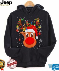 Rudolph Red Nose Reindeer Santa Christmas T shirt