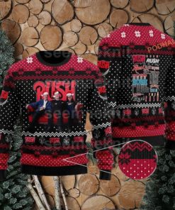 Rush Band Unisex Ugly 3D Sweater, Family Ugly Christmas Sweater