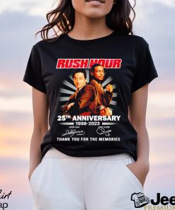 Rush Hour 25th anniversary 1998 2023 thank you for the memories shirt