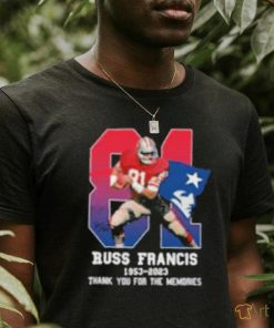 Russ Francis 1953 2023 Patriots Thank You For The Memories T Shirt