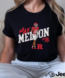 Rutgers Scarlet Knights Max Melton 2023 NCAA Football shirt