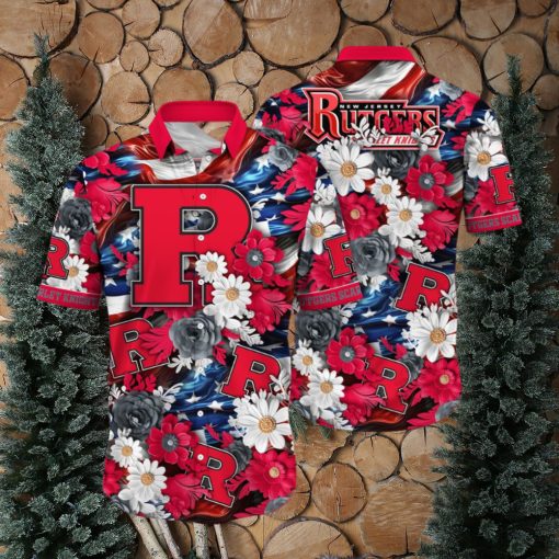 Rutgers Scarlet Knights NCAA3 Hawaii Shirt Independence Day