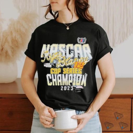 Ryan Blaney Carl Banks Black 2023 Nascar Cup Series Champion First Pick Shirt