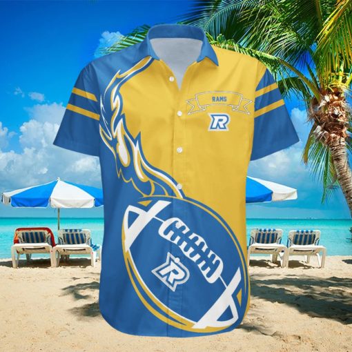 Ryerson Rams Hawaii Shirt Flame Ball