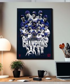 Congrats Texas Rangers Are 2023 World Series Champions MLB Home Decor Poster Canvas