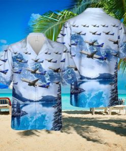 SAS Scandinavian Airlines Airbus A320N SE ROY Aloha Short Sleeve 3D Printed Hawaiian Shirt For Men And Women