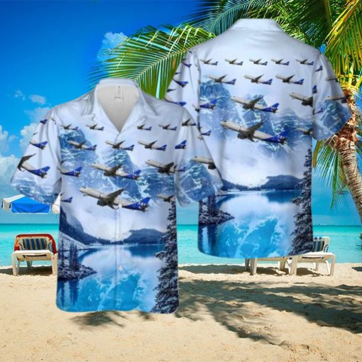 SAS Scandinavian Airlines Airbus A320N SE ROY Aloha Short Sleeve 3D Printed Hawaiian Shirt For Men And Women