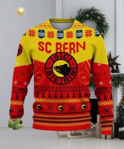 SC Bern Snowflakes Tree Custom Name Ugly Christmas Sweater New For Fans Gift Holidays Christmas