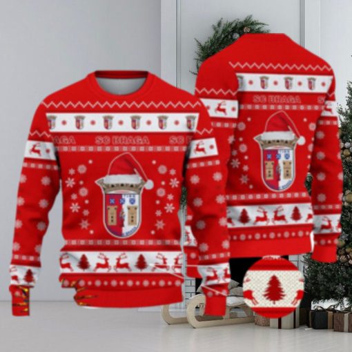 SC Braga 3D Ugly Christmas Sweater For Men And Women Sport Fans