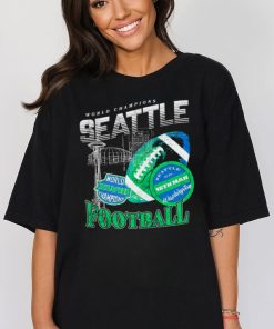 SEATTLE SEAHAWKS WORLD CHAMPIONS FOOTBALL RETRO SHIRT