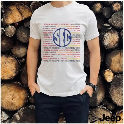 SEC know our name all teams 2023 shirt