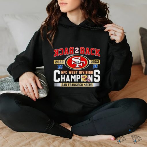 SF 49ers Back To Back 2023 NFC West Division Champions shirt