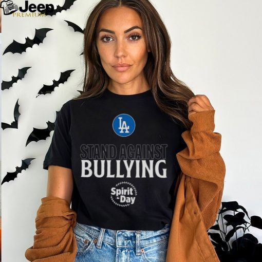 Los Angeles Dodgers Stand Against Bullying Spirit Day t shirt