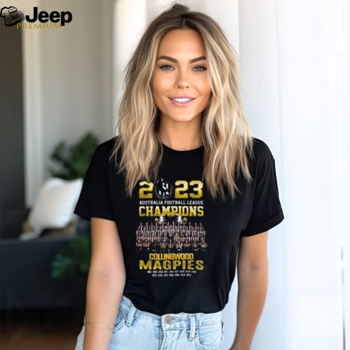 2023 Australia Football League Champions Collingwood Magpies Unisex T Shirt