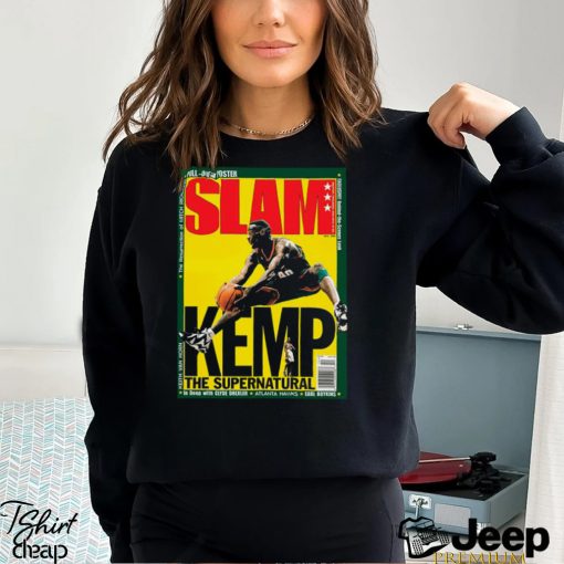 SLAM Cover Tee   Shawn Kemp Shirt