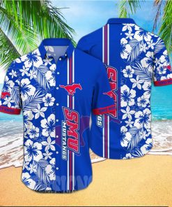 SMU Mustangs NCAA Flower Full Print Hawaiian Shirt