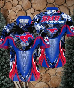 SMU Mustangs NCAA Flower Unisex Hawaiian Shirt