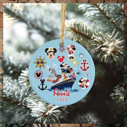 Personalized Disney Cruise Christmas Ornament