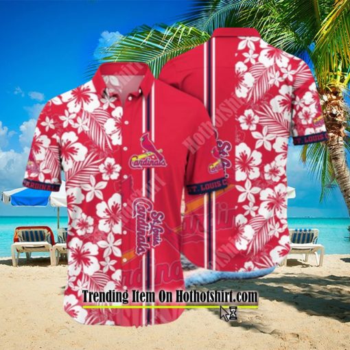 ST LOUIS CARDINALS MLB FLOWER FULL PRINT UNISEX HAWAIIAN SHIRT