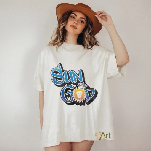 SUN GOD Lion Detroit Lions shirt