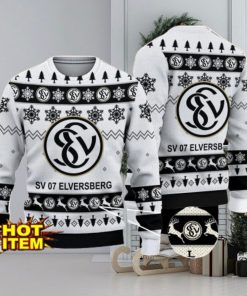 SV 07 Elversberg 3D Christmas Ugly Christmas Sweater Christmas Gift Bundesliga Fans