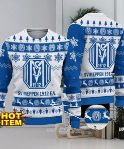 SV Meppen 3D Christmas Ugly Christmas Sweater Christmas Gift Bundesliga Fans