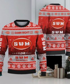 SWM Car Lovers Ugly Christmas Sweater Gift Holidays