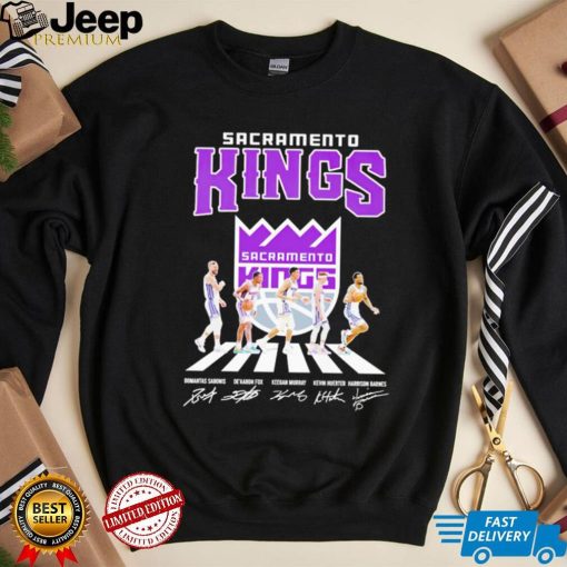 Sacramento Kings Abbey Road signatures shirt