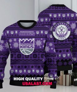 Sacramento Kings Basketball Team 3D Christmas Sweater