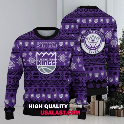 Sacramento Kings Basketball Team 3D Christmas Sweater