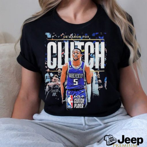 Sacramento Kings Deaaron Fox Clutch Player Shirt