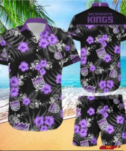 Sacramento Kings Hawaiian Shorts and Shirt Summer Beach Shirt Full Over Print