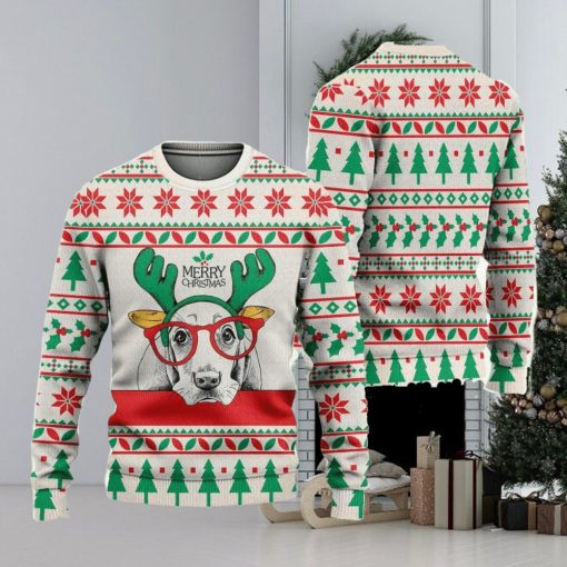 Sad Dog Ugly Christmas Sweater Knitted Gift For Men And Women