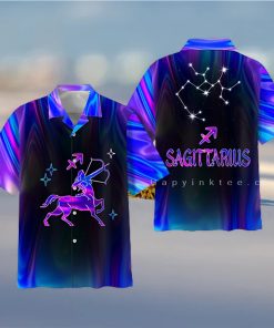 Sagittarius Zodiac Ultra Holo Star Best Hawaii Shirt