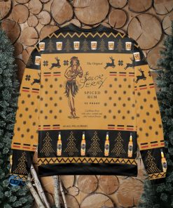 Sailor Jerry Spiced Rum Snowflake and Reindeer Ugly Christmas Sweater Christmas Gift For Men And Women