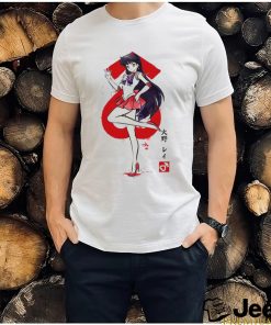 Sailor Mars sumi e cartoon shirt