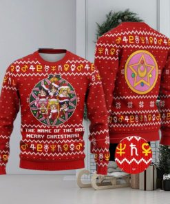 Sailor Moon Ugly Christmas Sweater Anime Xmas 3D Over Print Shirt