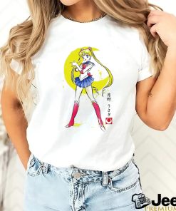 Sailor Moon sumi e cartoon shirt