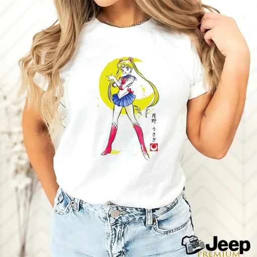 Sailor Moon sumi e cartoon shirt